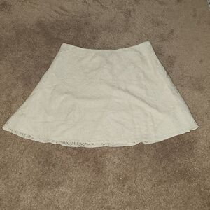 NWT Lauren Ralph Lauren Winter Cream Lace A-Line Patchwork Size 18 Skirt